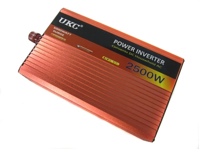 Перетворювач авто інвертор UKC 12V-220V AR 2500W c функцією плавного пуску