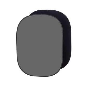 Фон в пружинной рамке Visico BP-028 2в1 (черный/серый) 150x200см