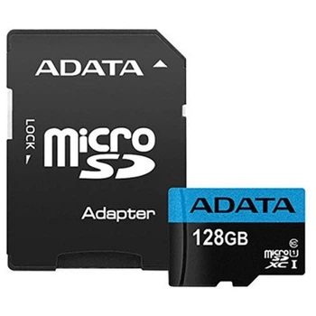 Карта памяти Adata MicroSDXC 128GB UHS-I class10 Premier + SD-adapter для ПК