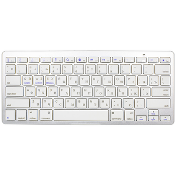 Клавиатура Lesko WL BK-3001 Белый игровая Bluetooth Wireless беспроводная для ПК планшета компьютерная