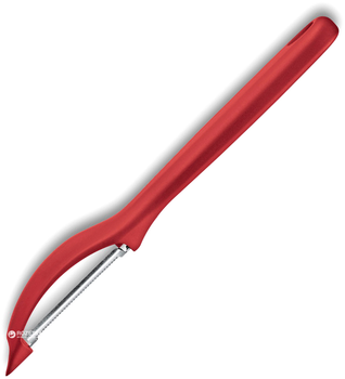 Victorinox 7.6075.1 8 5/16 Red Straight Vegetable Peeler with