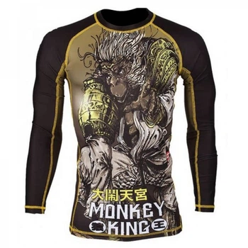 Рашгард с длинным рукавом Gawakoto Monkey King (S) Принт