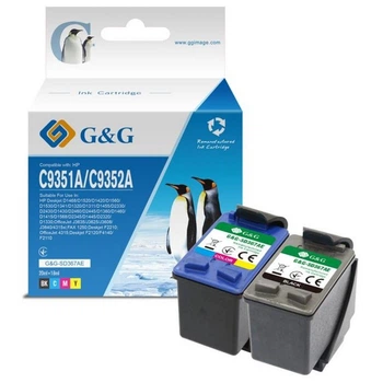 Картридж для HP DeskJet F2180 G&G B/C/M/Y G&G-SD367AE
