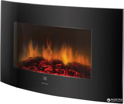 Электрокамин с обогревом Electrolux EFP/W-1200URLS Черный (НС-1052290)