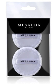 Спонжи для нанесения тональных средств MESAUDA Round Cotton Puff Sponge 2 шт.