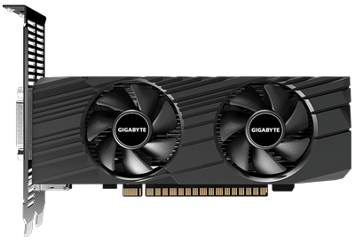 Gigabyte PCI-Ex GeForce GTX 1650 OC Low Profile 4G 4GB GDDR5 (128bit) (1695/8002) (HDMI, DisplayPort, DVI) (GV-N1650OC-4GL)