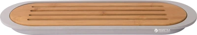 Дошка для нарізки хліба BergHOFF Leo 37х11 см з піддоном (3950061)