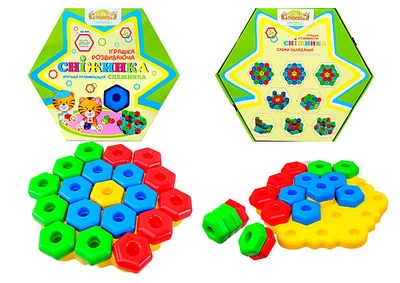 Развивающая игрушка для детей «Снежинка» Tigres (39182)