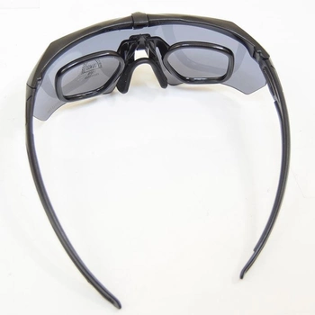 Окуляри тактичні ESS Crossbow (4 колір. лінзи, окуляри для лінзи з діоптріями), жорсткий кейс