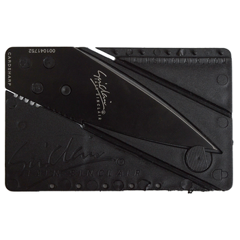 Нож кредитная карта Iain Sinclair Cardsharp (длина: 14.2cm, лезвие: 6.2cm), черный