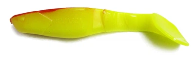 Виброхвост Mann's Assassin 3.15" 80мм 5 шт Yellow-Red (M-076 FCH BR)