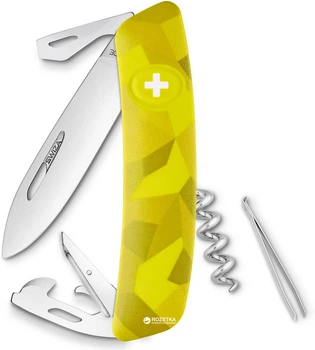 Швейцарский нож Swiza C03 Velor Yellow (KNI.0030.2080)