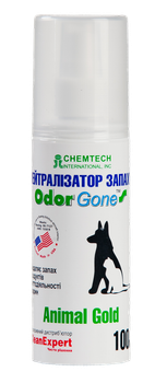 Нейтралізатор неприємного запаху Chemtech international Odorgone Animal Gold 100 мл