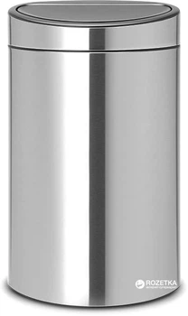 Відро для сміття Brabantia Pedal Bin 40 л Matt Steel (114809)