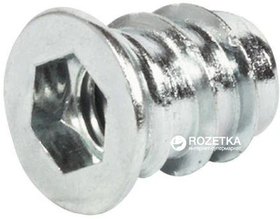 Муфта для ввинчивания Hafele M10/17 x 25 SW10 100 шт (030.10.907)