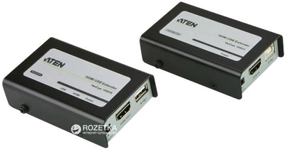 Видео-удлинитель ATEN VE803 по кабелю Cat 5 HDMI/USB (VE803-AT-G)
