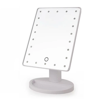 Настільне дзеркало для макіяжу Magic Led Mirror Біле