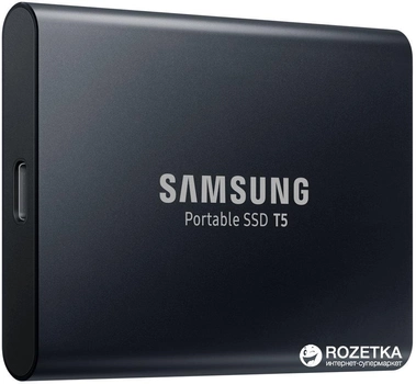 Samsung Portable SSD T5 1TB USB 3.1 Type-C V-NAND TLC (MU-PA1T0B/WW) External
