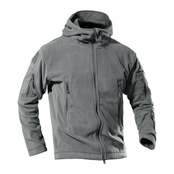 Тактична флісова куртка/кофта Pave Hawk grey L Pave Hawk (new_69122)