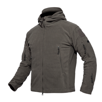 Тактична флісова куртка/кофта Pave Hawk grey S Pave Hawk (new_69124)