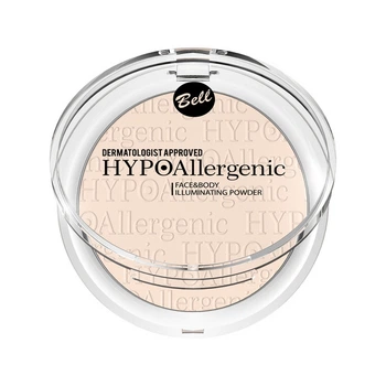 Пудра для лица и тела Hypo Allergenic 6г Bell natural ( HBF1114)