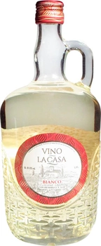 Вино Vino la Casa Bianco белое полусладкое 1 л 12% (4840042012465)