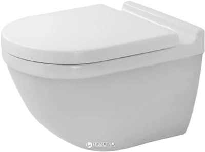 Унитаз подвесной DURAVIT Rimless Starck3 2527090000 + сиденье для унитаза 0063890000