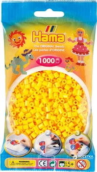 Термомозаика HAMA Набор желтых бусин 1000шт, Midi 5+ (207-03)