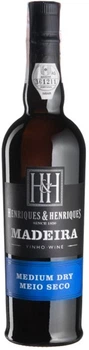 Вино Medium Dry Henriques & Henriques Madeira біле напівсухе 0.5 л 19% (5601196017091)
