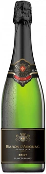 Вино игристое Baron dArignac Brut Blanc de Blancs белое брют 0.75 л 11% (3500610033353)