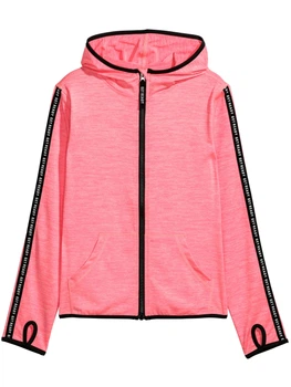 Яскрава спортивна кофта на блискавці H&M 0498741 98 cm (7234398cm) Рожевий
