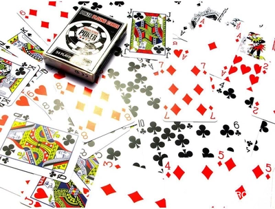 Карты игральные покерные пластиковые Duke Poker Playing Cards 54 листа 87x62 мм (DN26808)