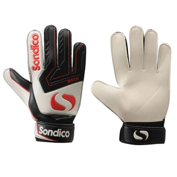 Воротарські рукавички Sondico Match Goalkeeper Gloves Mens 7 White/Black/Red (832000-R)