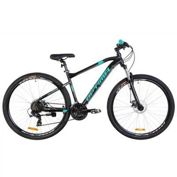 Велосипед Optimabikes 29" F-1 AM DD рама-20" 2019 черно-бирюзовый (OPS-OP-29-075)
