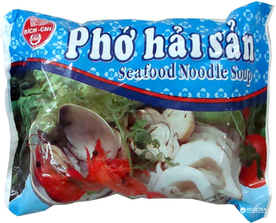 Локшина рисова Bich-Chi зі смаком морепродуктів 60 г (8934863319400)