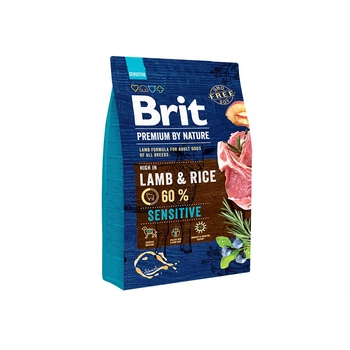 Сухой корм Brit Premium Sensitive Lamb & Rice 3 kg (для собак с чувствительным пищеварением)