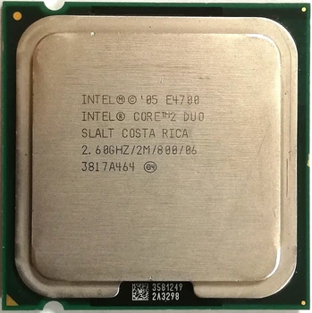 Процессор Intel Core 2 Duo E4700 G0 SLALT 2.60GHz 2M Cache 800 MHz FSB Socket 775 Б/У
