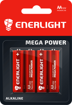 Батарейка Enerlight Mega Power AA 4 шт (90060104)