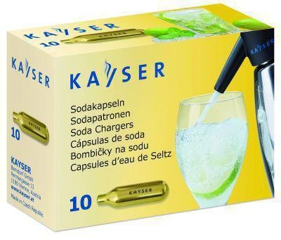Баллончики Kayser для газирования воды СО2 10 шт в упаковке (1101)