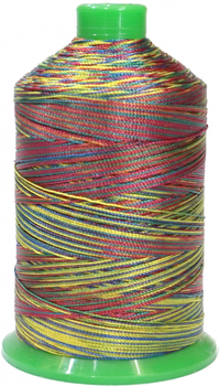 Нитки Arianna Vega 40/3_600м_колір мультиколор (взуття,шкіра, фриволіте...)