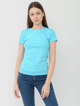 Футболка хлопковая женская Sol's Regent Women 01825225 S Бирюзовая