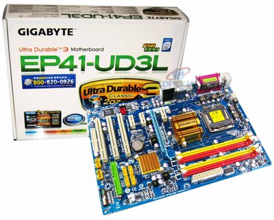 Материнская плата S775 Gigabyte GA-EP41-UD3L Б/У
