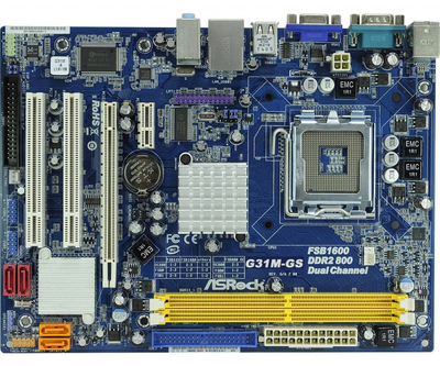 Материнская плата S775 AsRock G31M-GS Б/У