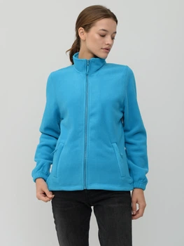 Толстовка на молнии утепленная на флисе без капюшона женская Sol's North Women 54500321 M Голубая (3660731209645)