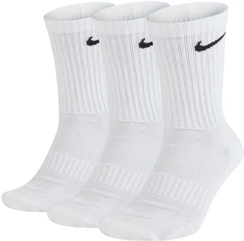 Набор мужских носков высоких хлопковых Nike U Nk Everyday Cush Crew SX7664-100 38-42 (M) 3 пары (888407233876)