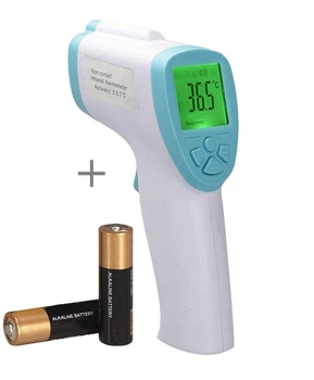 Бесконтактный инфракрасный термометр Non-contact 32°C ~ 42,5°C Blue (288) (TH641923)