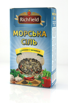Морская соль с зеленью и чесноком 200г ТМ "Richfileld"