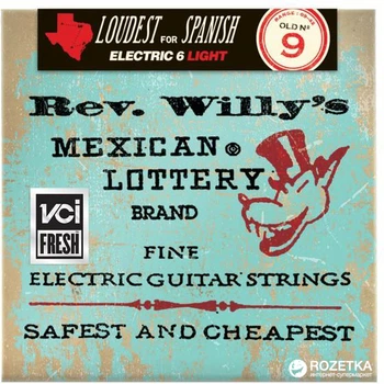 Струны для электрогитар Dunlop RWN0942 REV. Willys Light Old №9 (09-42)