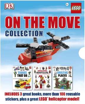 Книга на англійській мові LEGO On The Move Collection від видавництва Dorling Kindersley з Великобританії