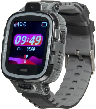 Детские смарт-часы Gelius Pro GP-PK001 (Pro Kid) Black/Silver (2099900744044)